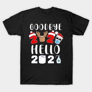 goodbye 2020 hello 2021 skull T-Shirt